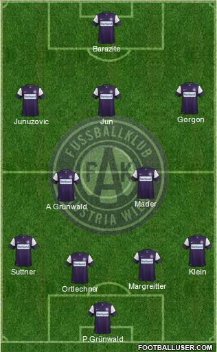 FK Austria Wien Formation 2011