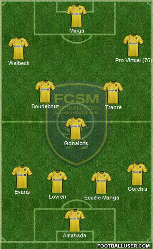 FC Sochaux-Montbéliard Formation 2011