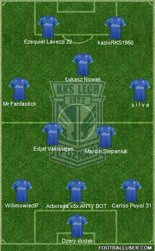 Lech Poznan Formation 2011