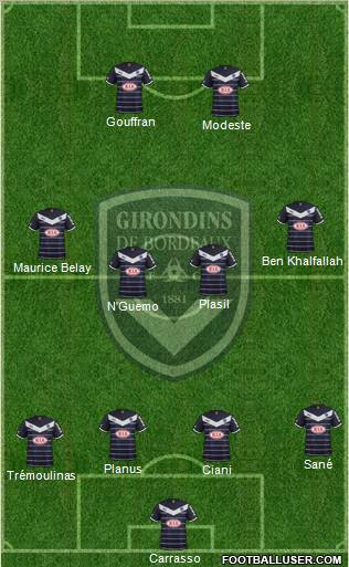 FC Girondins de Bordeaux Formation 2011