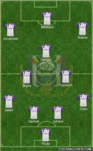 RSC Anderlecht Formation 2011