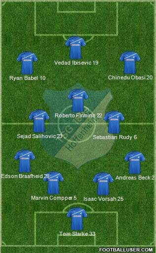 TSG 1899 Hoffenheim Formation 2011