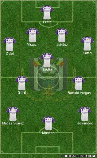 RSC Anderlecht Formation 2011