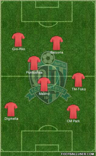 Dinamo Tbilisi Formation 2011