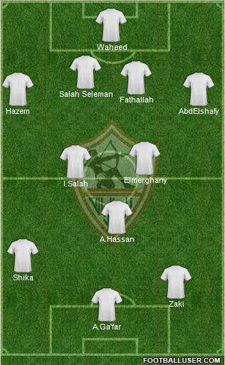 Zamalek Sporting Club Formation 2011