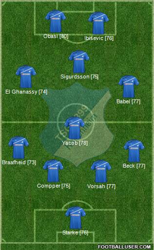 TSG 1899 Hoffenheim Formation 2011