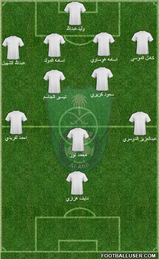 Al-Ahli (KSA) Formation 2011