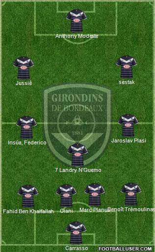 FC Girondins de Bordeaux Formation 2011