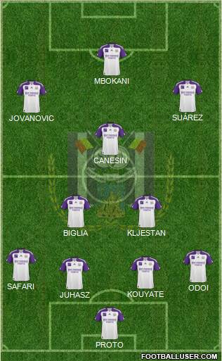 RSC Anderlecht Formation 2011