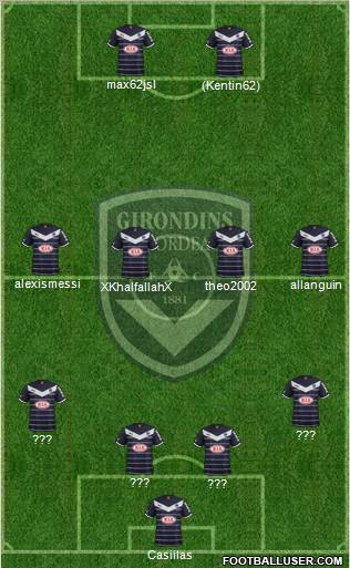 FC Girondins de Bordeaux Formation 2011