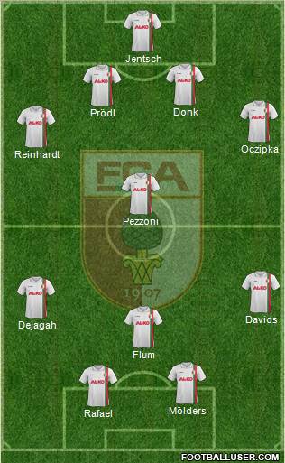 FC Augsburg Formation 2011