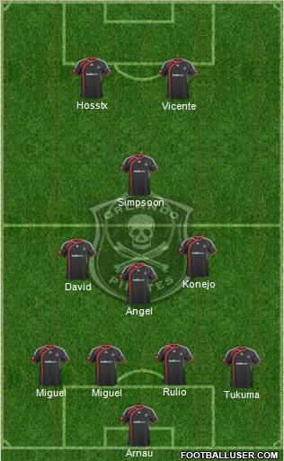 Orlando Pirates Formation 2011