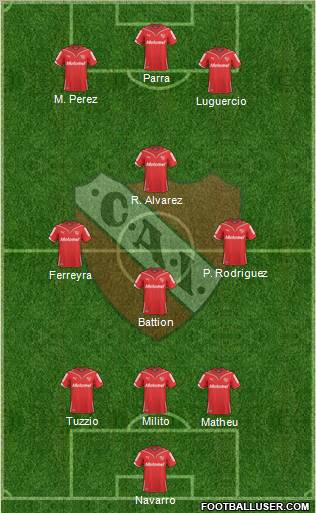 Independiente Formation 2011