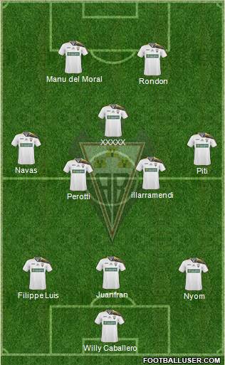 Albacete B., S.A.D. Formation 2011