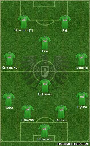 SC Preußen Münster Formation 2011