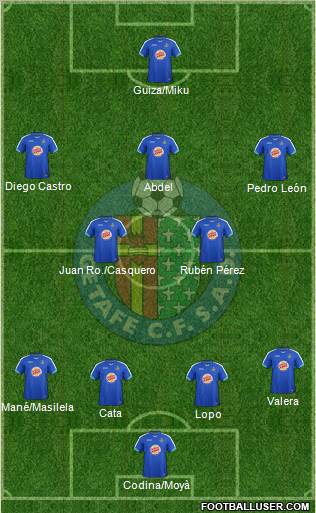 Getafe C.F., S.A.D. Formation 2011