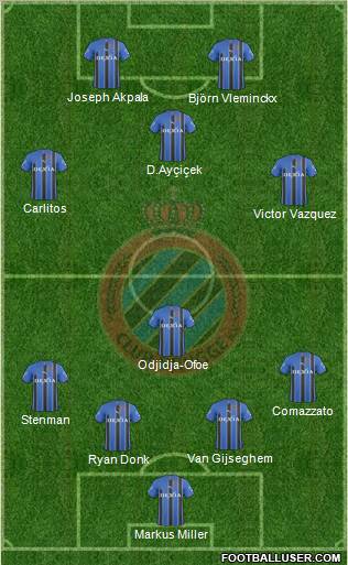 Club Brugge KV Formation 2011