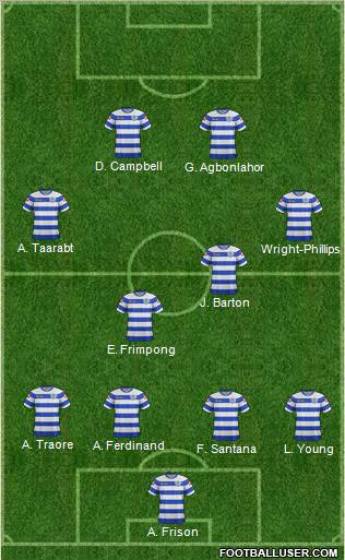 Queens Park Rangers Formation 2011