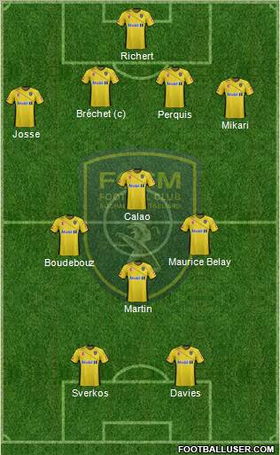 FC Sochaux-Montbéliard Formation 2011