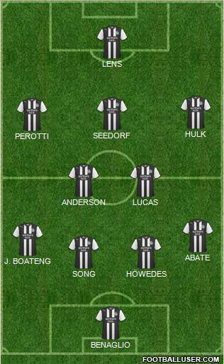 Newcastle United Formation 2011