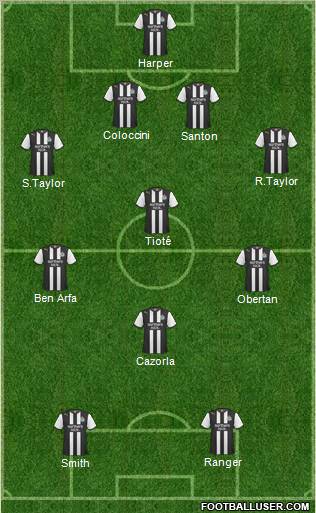 Newcastle United Formation 2011