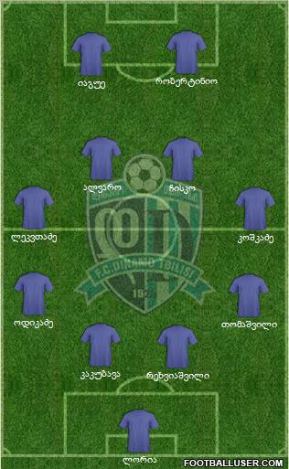 Dinamo Tbilisi Formation 2011