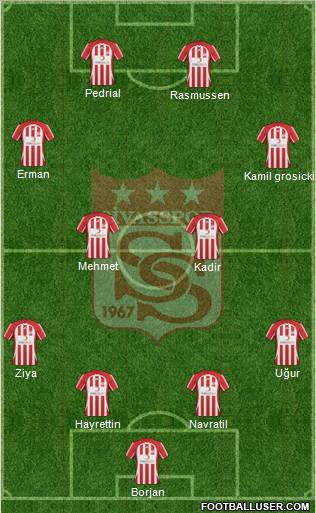 Sivasspor Formation 2011