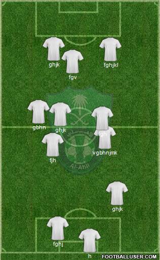 Al-Ahli (KSA) Formation 2011