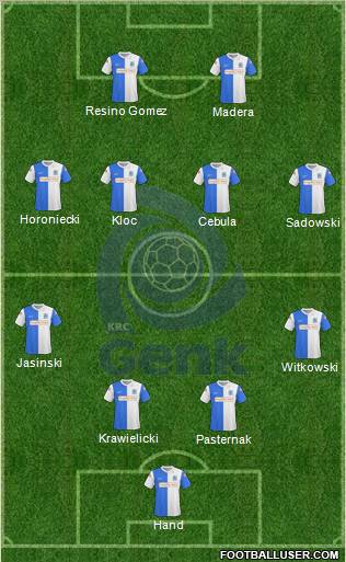 K Racing Club Genk Formation 2011