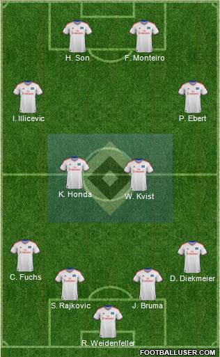 Hamburger SV Formation 2011