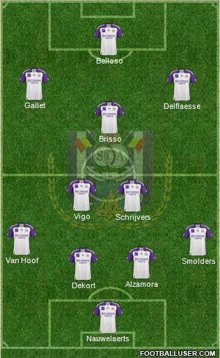 RSC Anderlecht Formation 2011