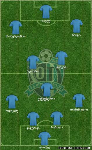 Dinamo Tbilisi Formation 2011