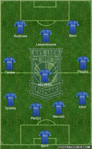 Lech Poznan Formation 2011