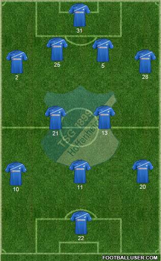 TSG 1899 Hoffenheim Formation 2011