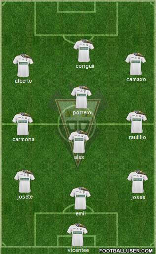 Albacete B., S.A.D. Formation 2011