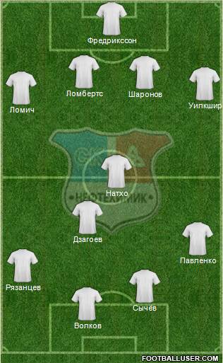 Neftekhimik Nizhnekamsk Formation 2011