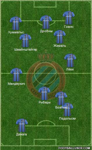 Club Brugge KV Formation 2011