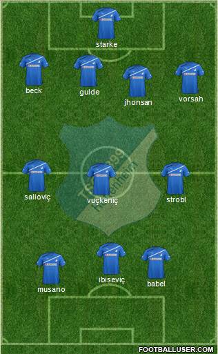 TSG 1899 Hoffenheim Formation 2011