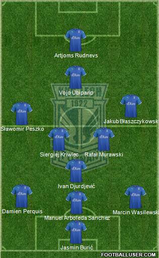 Lech Poznan Formation 2011