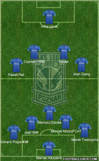 Lech Poznan Formation 2011