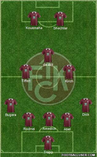 1.FC Kaiserslautern Formation 2011