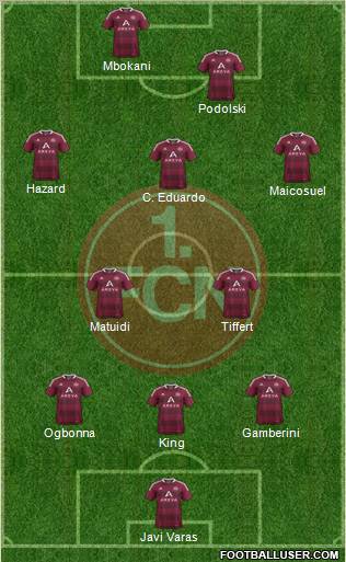 1.FC Nürnberg Formation 2011