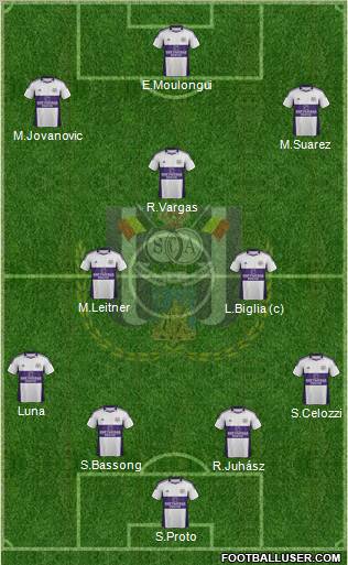 RSC Anderlecht Formation 2011