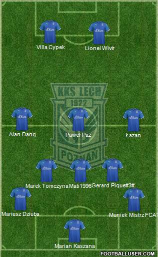 Lech Poznan Formation 2011