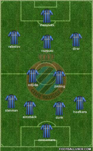 Club Brugge KV Formation 2011