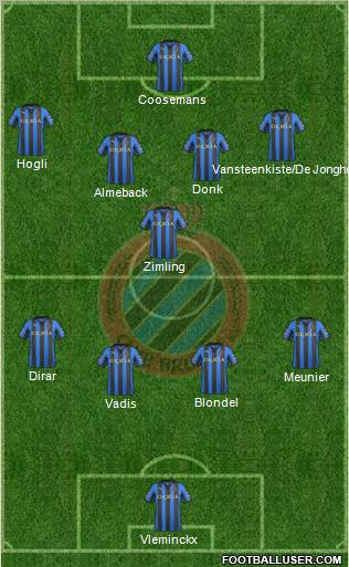 Club Brugge KV Formation 2011