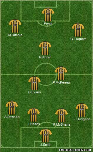 Hull City Formation 2011