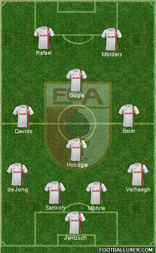 FC Augsburg Formation 2011