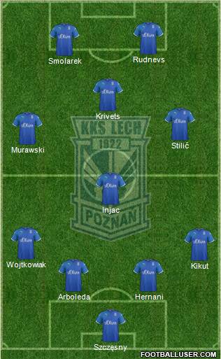 Lech Poznan Formation 2011