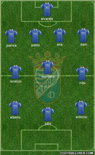 Xerez C.D., S.A.D. Formation 2011